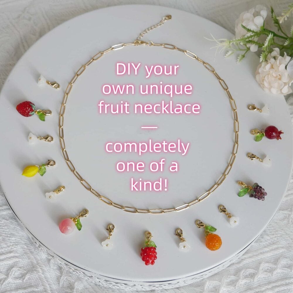 Alternative view of Fruit Garden DIY Charm Necklace