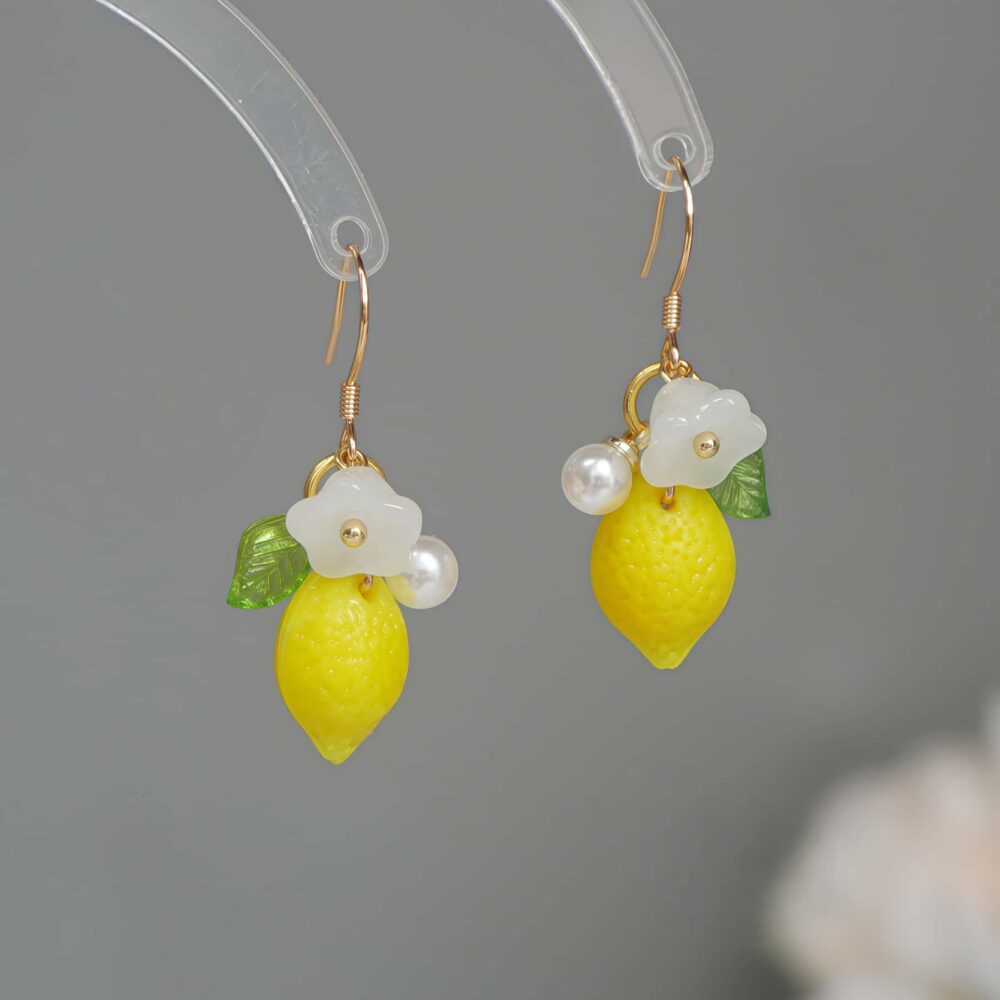 Lemon Blossom Drop Earrings