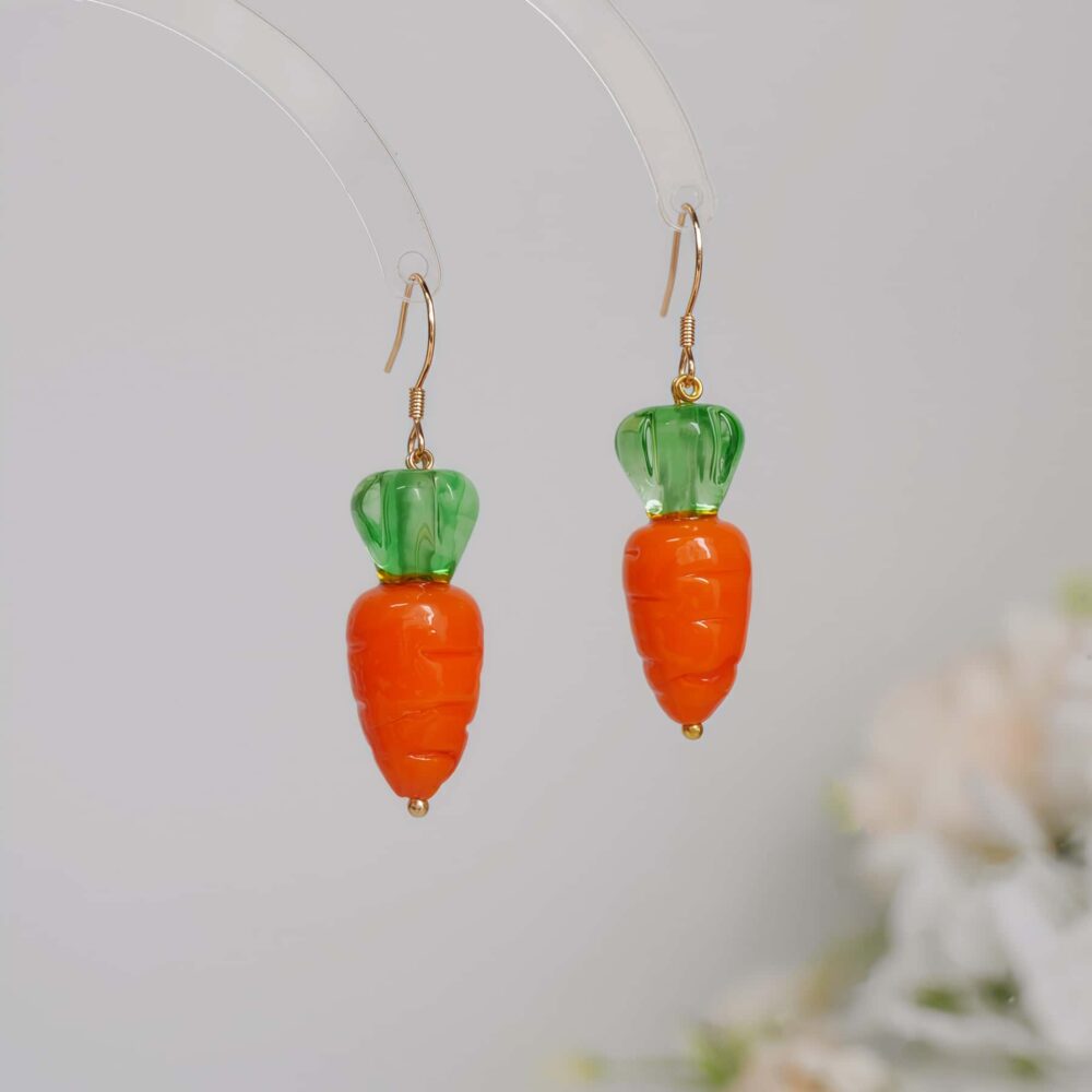 Carrot Drop Earrings