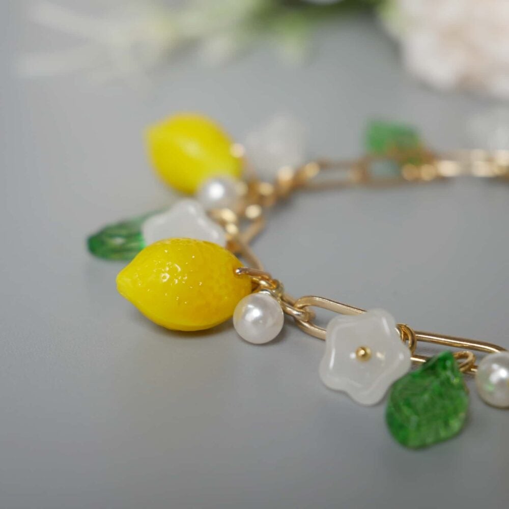 Alternative view of Lemon Blossom Charm Bracelet
