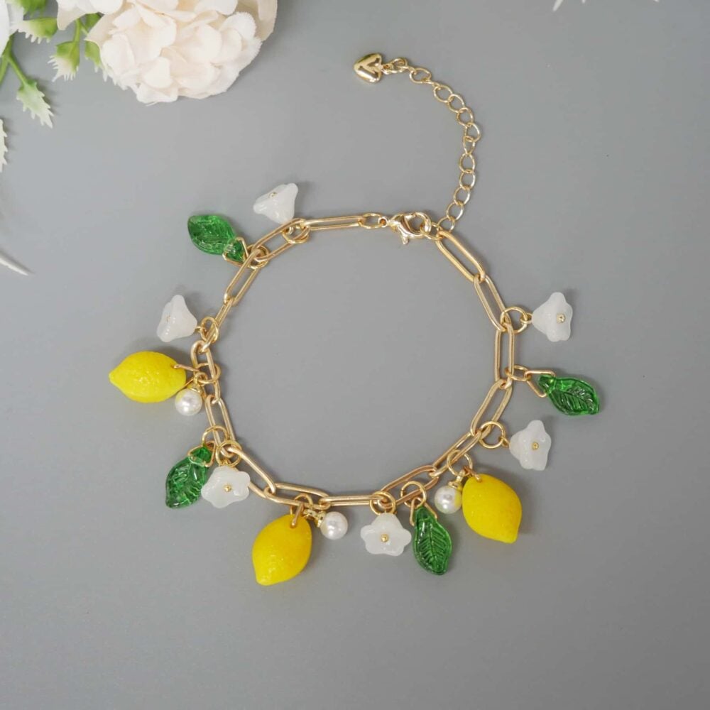 Lemon Blossom Charm Bracelet