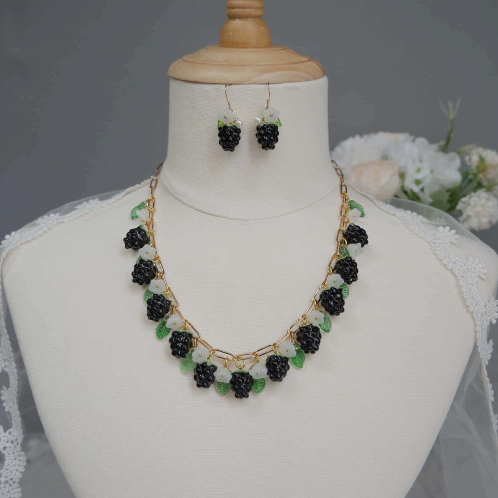 Blackberry Blossom Charm Necklace - Image 3