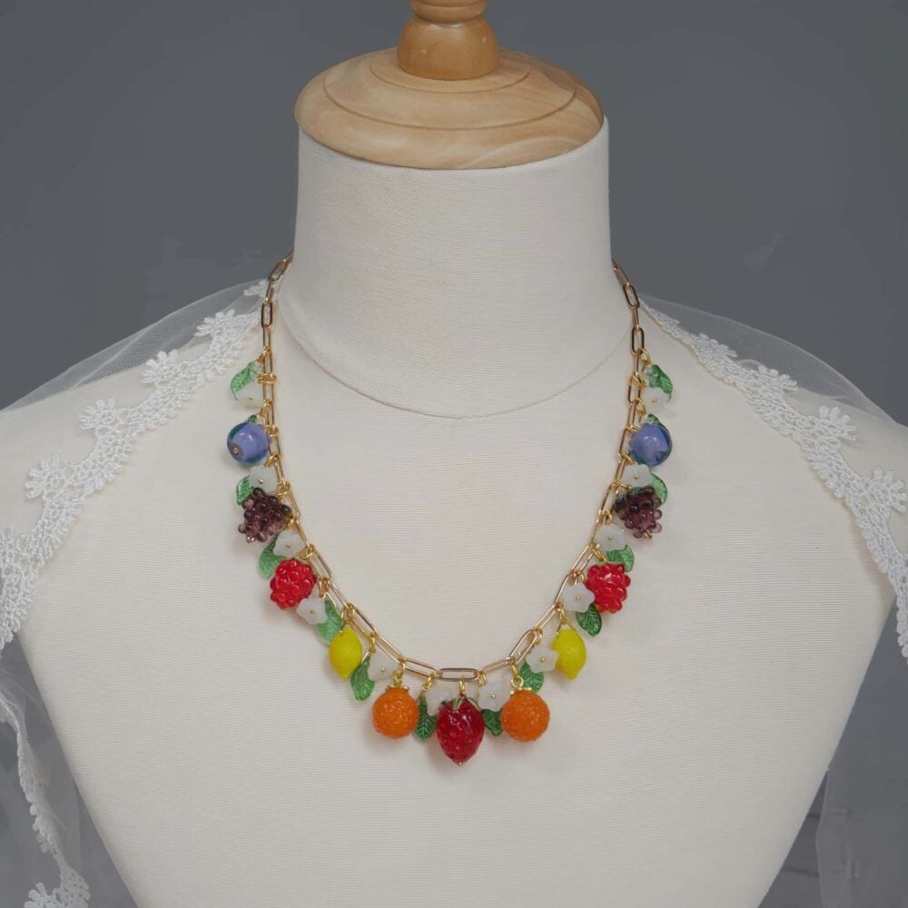 Fruit Garden Charm Necklace
