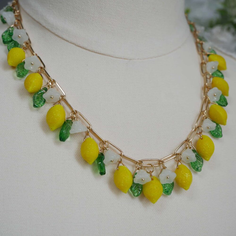 Lemon Blossom Charm Necklace - Image 2