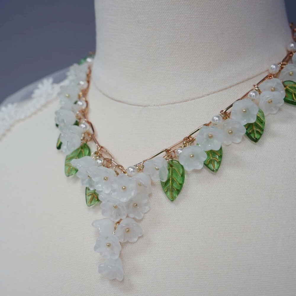Lily of the Valley Charm Necklace - Image 2
